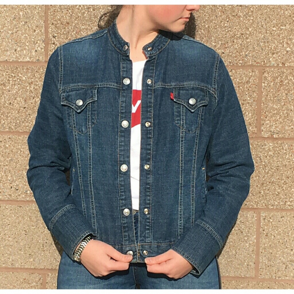 (OFFERS WELCOME)Levi’s denim bomber jacket